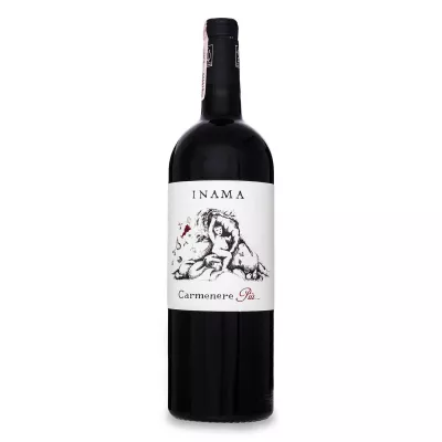 Вино Inama Carmenere Piu Veneto Rosso IGT 0,75 л (Італія, ТМ Inama)